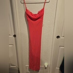 Hello Molly Coral Lace Dress Sz 6
